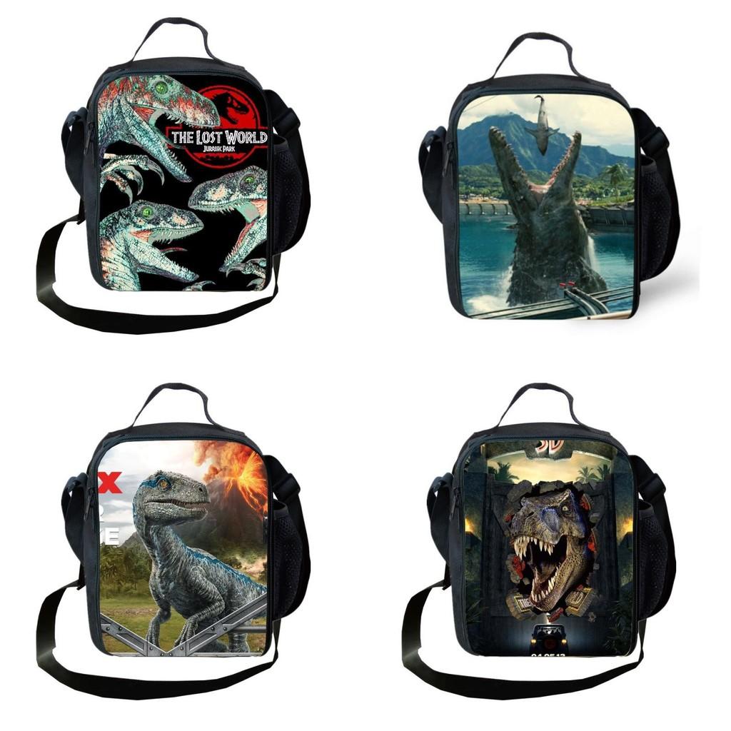 Jurassic Park Dinosaur 3d Lunch Bag For Kids With Tyrannosaurus Rex Print