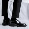 Men Casual Shoes lace up oxfords Fashion Brand Classic Casual Men Leather Shoes Black Hot Sale black Business Men Shoes