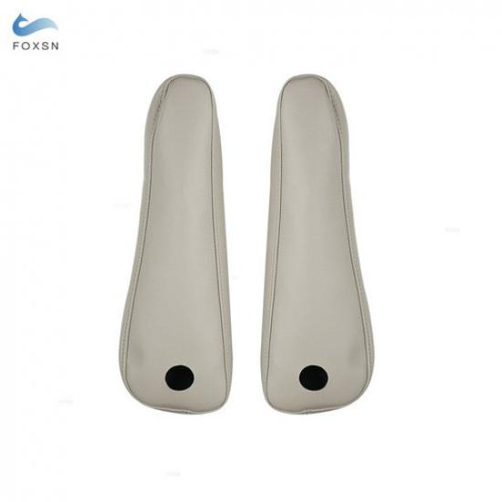 For Toyota Previa Estima 06-16 Tan-Gray Front Seat Armrest Handle Leather Cover