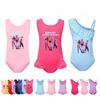 4993 Kids Girls Rumi Mira Zoey Print Swimsuit Swimming One-piece Bodysuit Swimwear