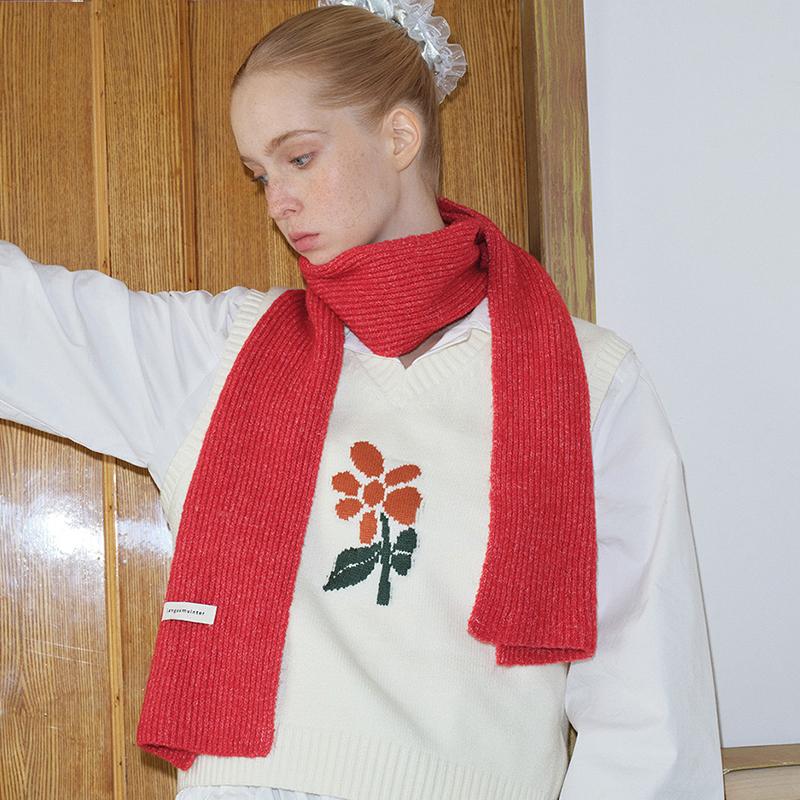 Luxury Knitted Cashmere Scarf Women Winter Warm Shawls Wraps Hijab Blanket Ladies Preppy Neckerchief Bufanda Pashmina Echarpe