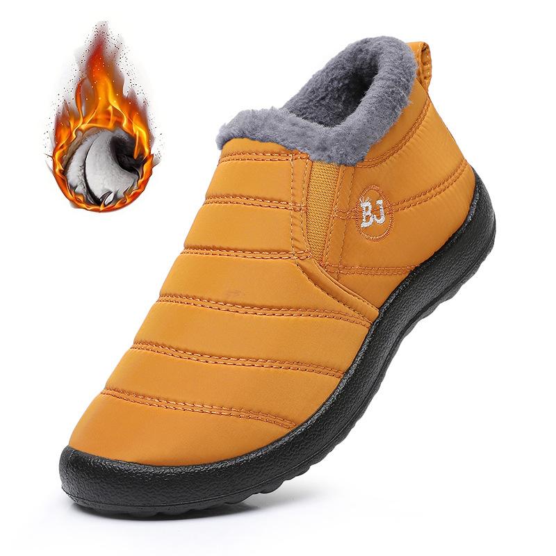 Fashion Women Snow Boots Fashion Outdoor Unisex Shoes Slip on Comfortable Platform Shoes for Women Waterproof Plush Winter Ankle Boots