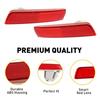 2X Left & Right Rear Bumper Reflector Lights Red For 2009-2014 Nissan Murano