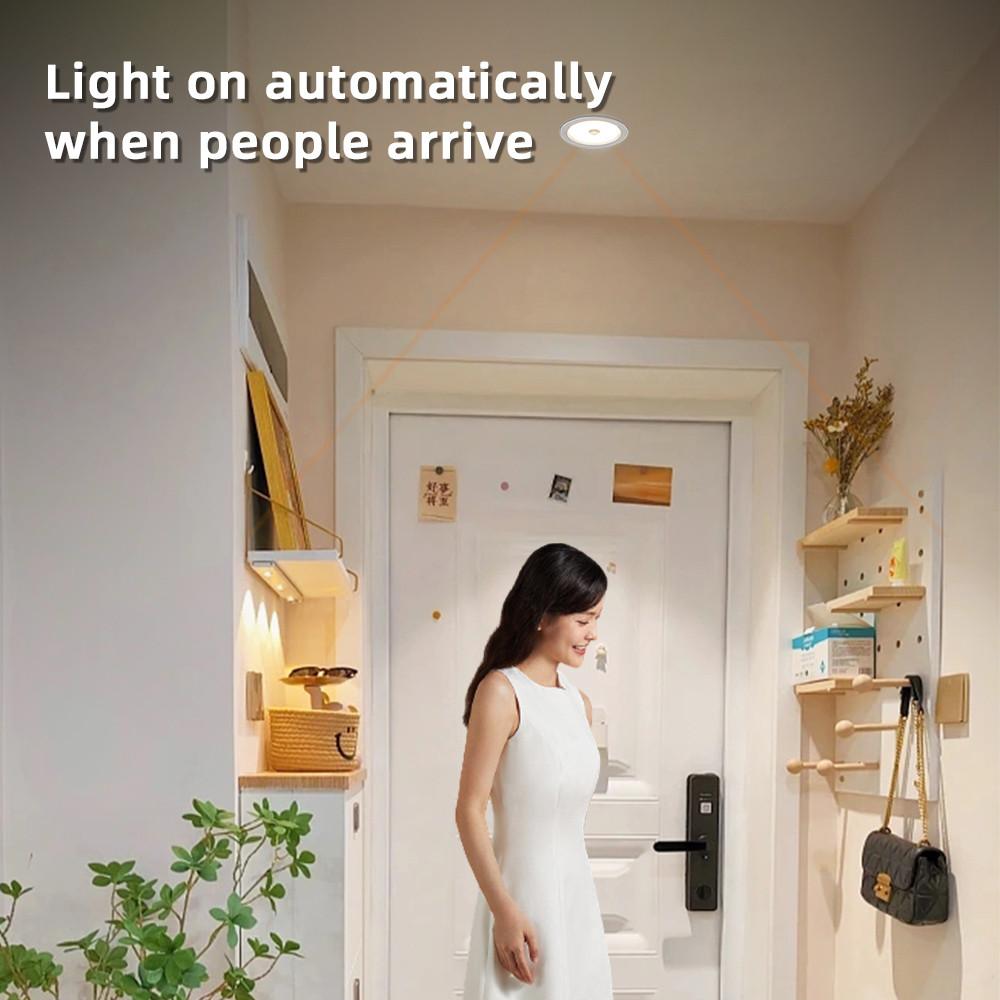 Smart PIR Motion Sensor / Radar Sensor Recessed LED Downlight 9W 12W Household Recessed Ceiling Spot Lamp