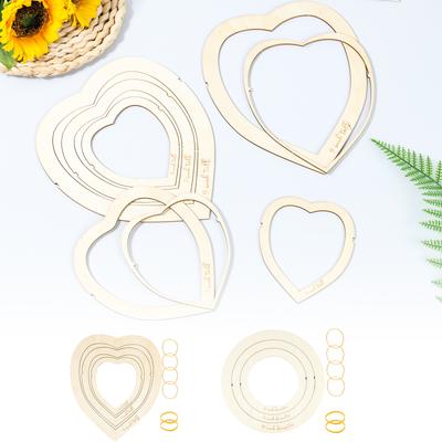3 Pcs Macrame Cutting Molds Wood Macrame Cutting Template DIY Macrame Wall Hanging Tool Macrame Supplies for Scrapbooking Card