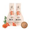 Nat Habit Masoor Rub Bath Ubtan, Natural Body Scrub For Skin Softening, Radiance, Acne Control & Hydration (Pack Of 2) X 80 G