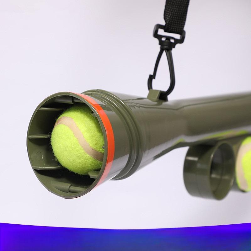 Giocattolo per cane da compagnia, pistola lancia-palline per addestramento cane, lanciatore di palline, giocattolo educativo interattivo per esterni per animali domestici, lancio palline da tennis