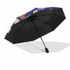 1pc Baseball Pattern with Bats and Balls Umbrella with Plastic Handle,Suitable for All Seasons Home Travel Outdoor UmbrellaDD071