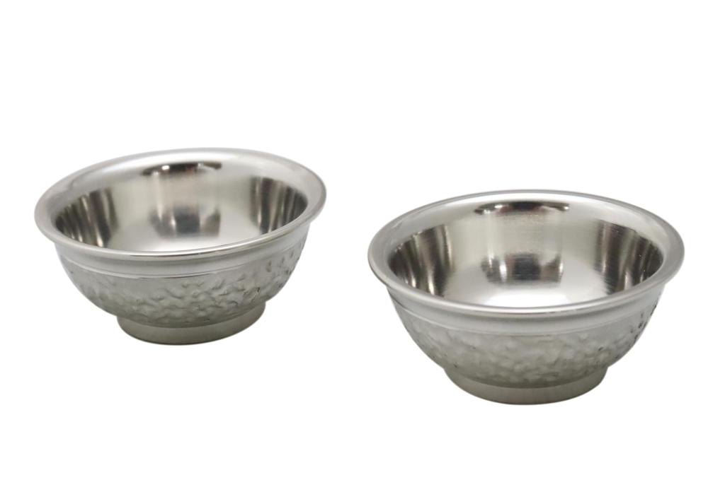 Osaka Tinware Tin Round Choco Shiraiwame 20ml 2 Pieces Gift Wrapping Specification (Suzuki) Capacity