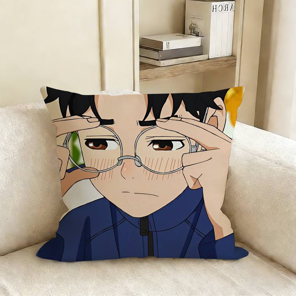 Dandadan Anime Pillow Case Living Room Sofa Cushion Cover Suitable For Home Bedroom Room Decoration