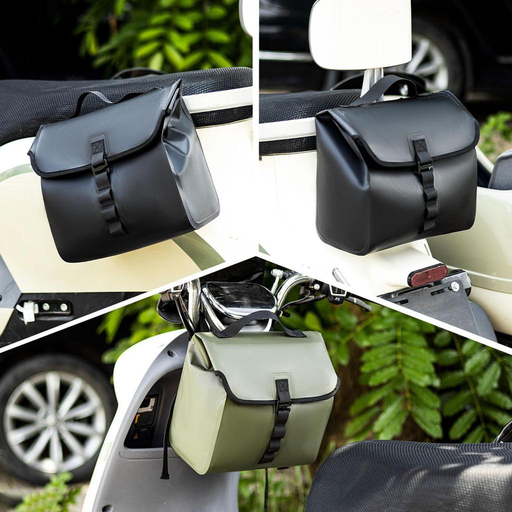 Motorcycle Bags Adjustable Saddle Backpack Motorcycle Front Seat Tail Bag For Phone Card Drinks Bottle Key Camera Highway Daily