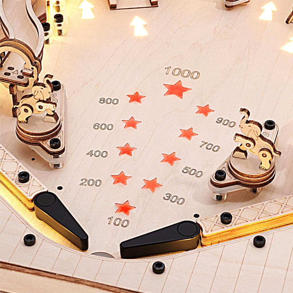 ROBOTIME ROKR 3D Pinball Machine 3D Wooden Puzzle EG01