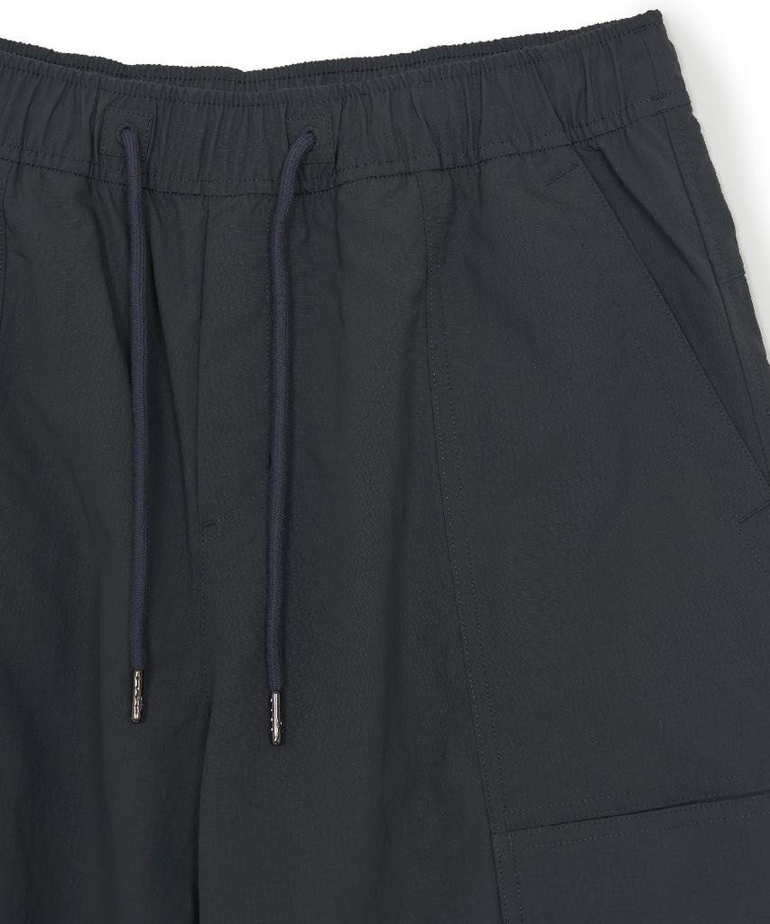 Emelbi Basic Cotton Touch Ripstop Knee-Length Shorts Bos (D.Grey)