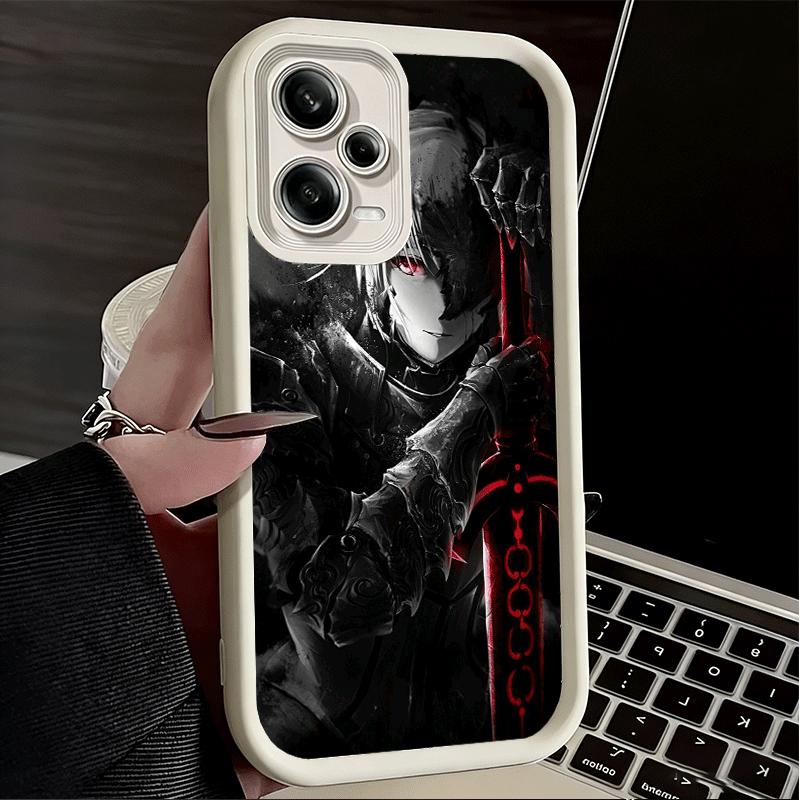 Fate Zero Stay Night Saber Soft Phone Case for Xiaomi Redmi Note 15 14 13 12 11 Pro Plus 10S 11S 4G 11T 5G Shell Silicone Funda