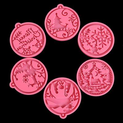Resin Crafts Clay Mold Cake Tools Keychain Molds Jewelry Making Tool Silicone Moulds Christmas Ball Mold