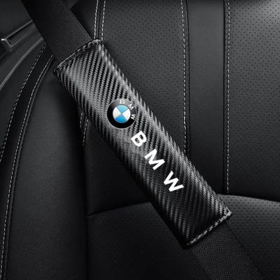 Carbon Fiber Car Seat Belts Cover Shoulder Protect Pad For M E46 E90 E60 F10 F30 E39 E36 F20 E87 G30 E92 E91 X5 E70 F11