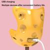 Cute Bear Desk Lamp 3 Lighting Modes LED Nursery Bedside Table Lamp Rechargeable Night Light for Bedroom Study