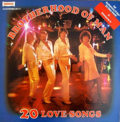 Płyta LP BROTHERHOOD OF MAN - 20 Love Songs WW5110 Warwick Records 1981 UK Pop Używana