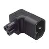 Convertor de Alimentare IEC320 C5 Mufă IEC C14 Tată la Conector C5 Mamă Unghi Sus/Jos 10A 250V Convertor Mufă Soclu