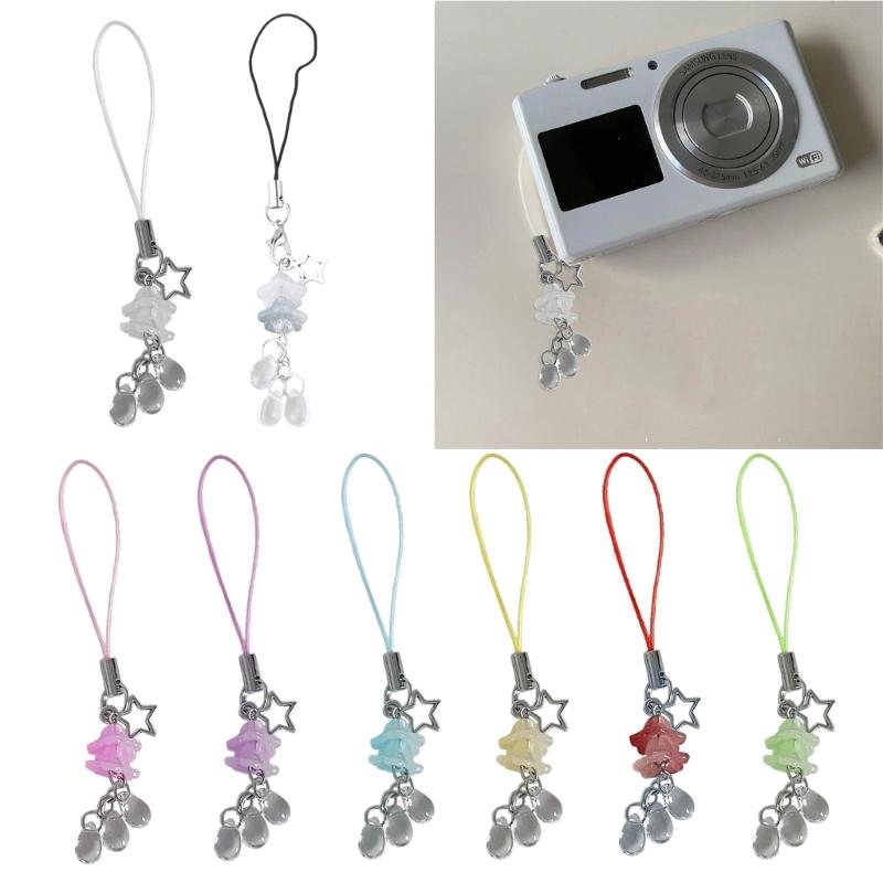 Phone Chain Sweet Keychain Jellyfish Pendant Ornament Backpack Bag Decoration