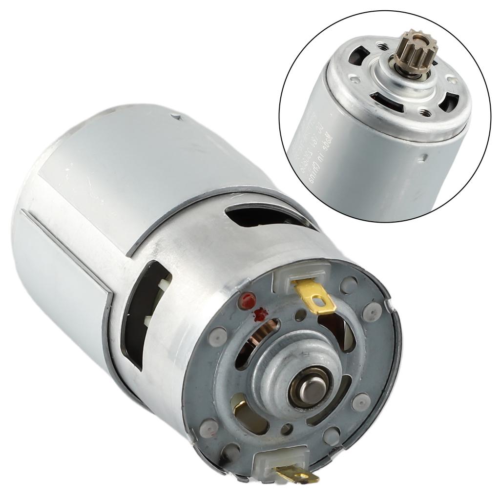 Brand New High Quality DC Motor 11 Tooth For Reciprocating Saw Metal Reciprocating Saw Motor Sliver 1 Pc 5000-10000r/min