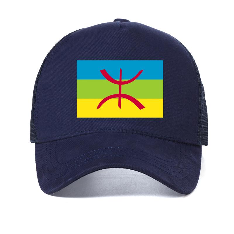 

Amazigh Print Baseball Caps Adjustable Unisex North Africa Berber Hats Amazigh Flag Map Sign Trucker Hats Snapback Adjustable