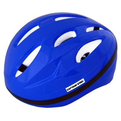 Captain Stag Captain Stag Y 6546 [Fahrradhelm für Kinder, weiche Schale, Größe M, Kopfumfang 54 – 58 cm, Kleinkinder, SG, Standard, Champ, Blau]