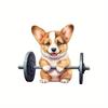 Whimsical Acrylic Cartoon Dog Car Decor Cute Hanging Accessory For Vehicles
