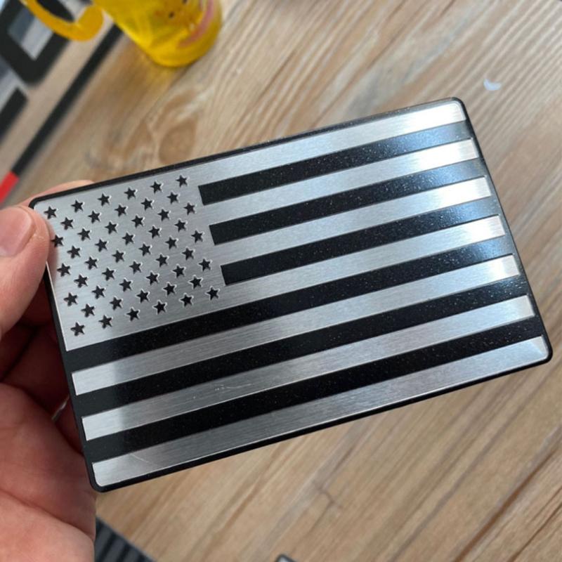 Creative USA American Flag Motorcycle Stickers Metal Automobile Outside Decals for Home Auto Exterior Decor Party Fa
