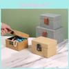 Rattan Stylish Texture Storage Box With Lid For Desk Decoration Accessories
