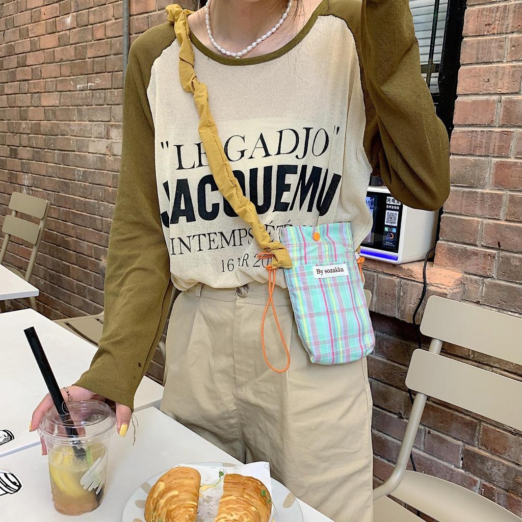 Dámská malá čtvercová mobilní taška Crossbody Mini přes rameno Nákupní taška