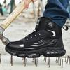 High-Top Indestructible Work Boots Steel Toe Men's Safety Shoes Puncture-Proof Non-Slip Couple Sneakers for Men