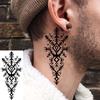 1 Foglio Tatuaggi Temporanei Vichingo Maori Drago Totem per Uomo Avambraccio Collo, Adesivi Tatuaggio Finti Temporanei Impermeabili Tatuaggi Realistici