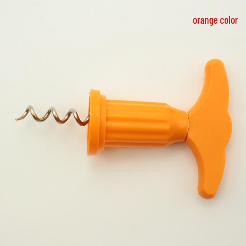 

Red Wine & Champagne Plastic Corkscrew Opener жёлтый