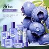 Luxury Blueberry Hyaluronic Acid Essence Moisturizing 6-piece Anti-Wrinkle Repair Whitening Freckle Removing Skin Care Set