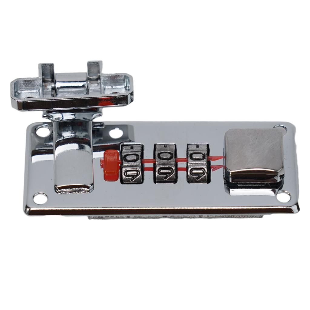 Vorhängeschloss Riegel Silber Coded Locks 65mm*29mm Retro Vintage Schmuck Holzboxen Geschenkbox Gepäck Koffer Truhe Beschläge