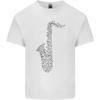 A Saxophone Musical Instrument Brass Band Kids T-Shirt Childrens