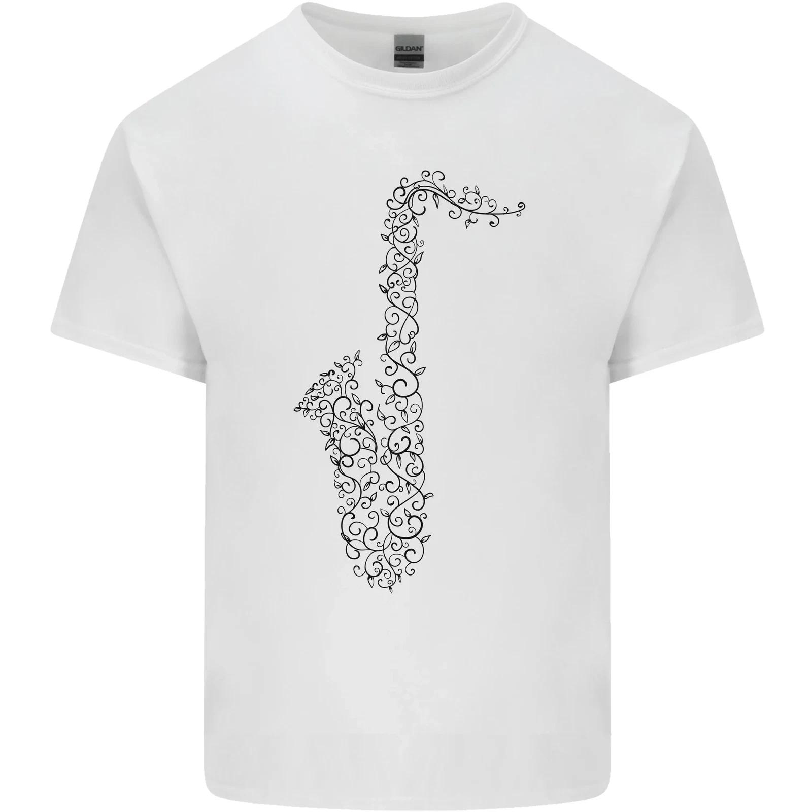 

A Saxophone Musical Instrument Brass Band Kids T-Shirt Childrens L