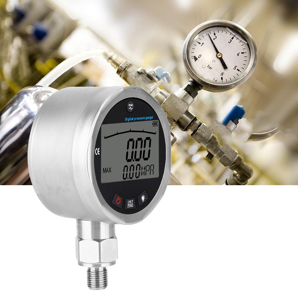 Hydraulic Pressure Gauge Pressure Tester Meter Digital Hydraulic Pressure Gauge 400BAR 0‑40Mpa 5800PSI with G1/4 Connector