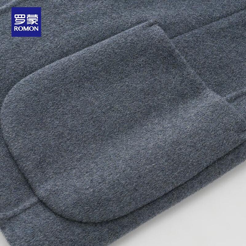 Luo Meng Men's Double-Sided Wool Blend Blazer