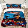 Zorro Hero Print 3Pcs Bedding Set,Duvet Cover with 2 Bedro,Pillowcase Home Birthday Gift