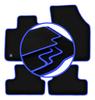 CARLUX-BLUE Car Mats For: Renault Megane IV Grand-Coupe, Liftback, Station Wagon, Grand Tourer, Coupe, GT (2015-)