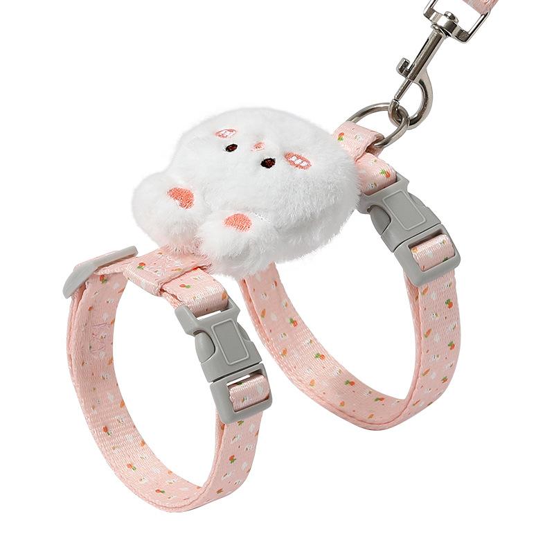 

Cat leash Anti-lost Adjustable cat leash Kittens go out with chest straps Pet dog supplies S