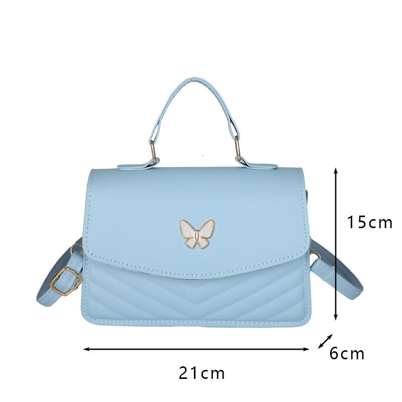 PU Versatile and Fashionable Portable Small Square Bag Single Shoulder Crossbody Bag Luxury Designer Handbag AVE