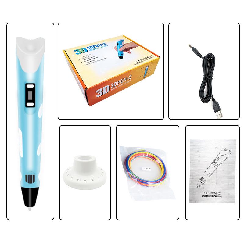 

3D ручка для детей - Стереоскопическое рисование и граффити DIY развивающая игрушка Tracing Board