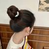 4Pcs Fashion Simple U Shaped Pearl Hairpin Lazy Maruko Head Disc Hair Tool Women Korean Fashion Hairpin Headwear