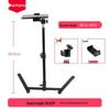 Professional Telescopic Phone Stand with Fill Light for Live Streaming and Overhead Shooting