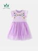 Spring/Summer 2026 Floral Embroidered Princess Dress for Children