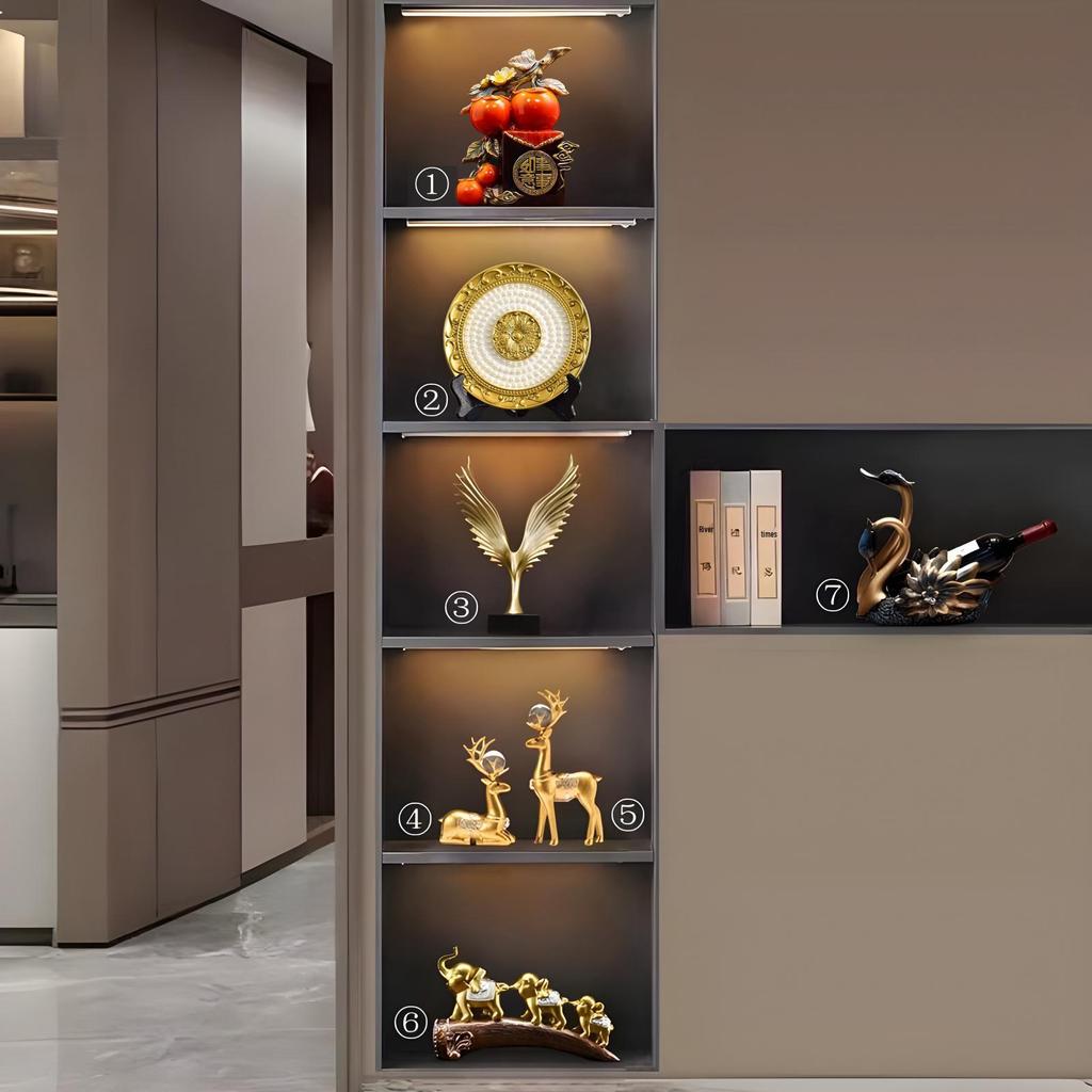 Swan Wine Rack: Elegant Light Luxury Cabinet & Ornament for Living Room or Entryway Gift