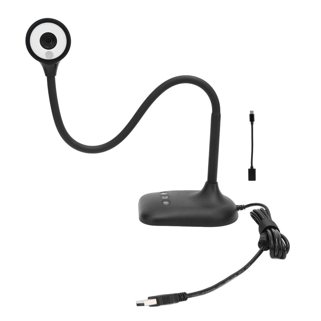 2K 5MP Autofocus USB Webcam/Dock Camera with LED Light, Foldable, and Flip Function for Teachers, Compatible with Mac OS, Windows, and Chromebooks